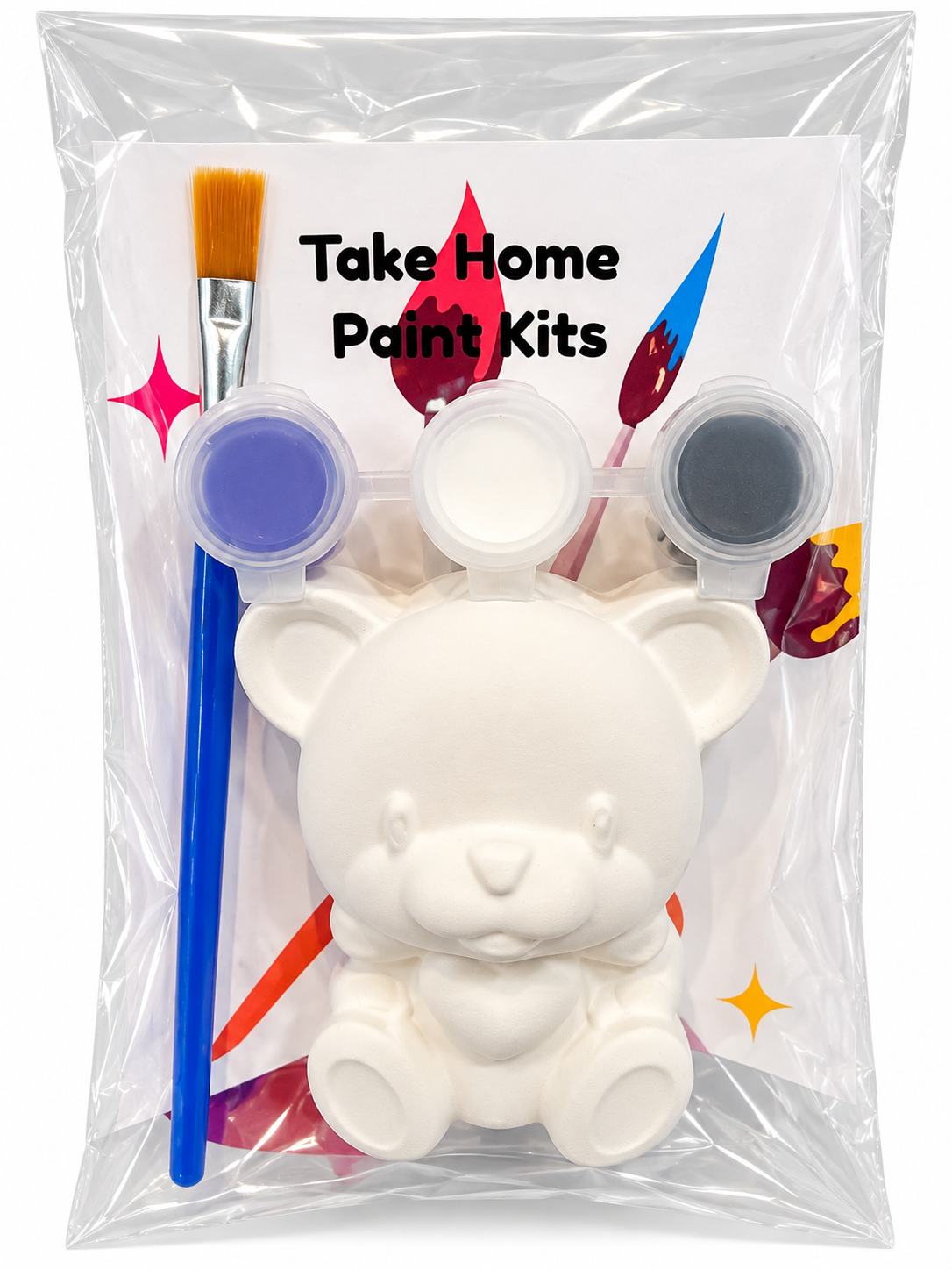 Plaster of Paris Paint Kit – Teddy Bear